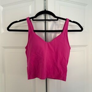 lululemon sonic pink align tank